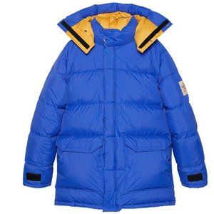 Gucci x The North Face Nylon Jacket Blue NEW Small Unisex Authentic